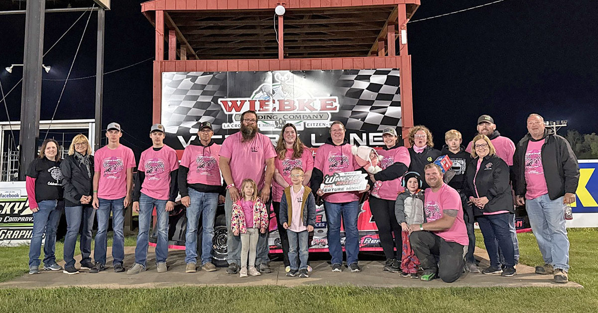 Dylan Cinton won the Wicks Construction USRA Stock Car main event.